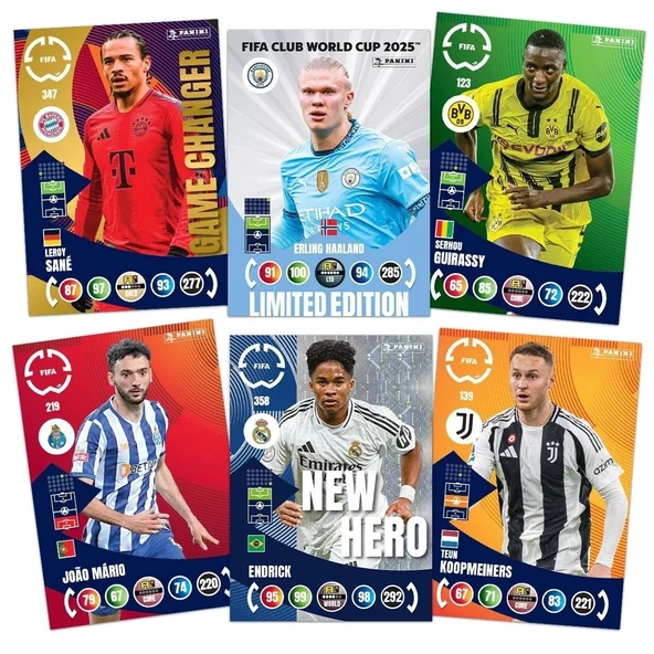 Panini FIFA Club World Cup 25 Soccer Trading Cards - Fifa Dünya Kupası 2025 - Trading Futbolcu Oyuncu Kartı Panini - Resim 6
