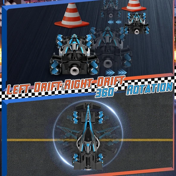 Forza 9 Spray Racing Car - Uzaktan Kumandalı Buharlı Işıklı Forza Araba Yeni Nesil Araba - Resim 5