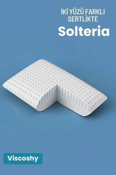 Viscoshy Solteria Çift Yüzey Farklı Sertlikte Ortopedik Visko, Lüks, Visco Yastık ürün görseli 1