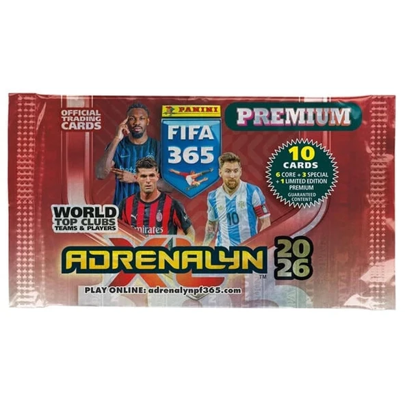 Panini FIFA 365 Adrenalyn XL 2026 Premium Kart (10 Paket) - Futbolcu Kartları - Trading Oyuncu Kartı - Fifa Oyuncu Kartı - Resim 3