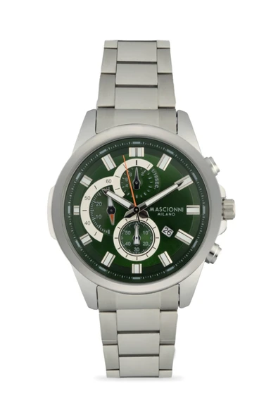 Mascionni M.1.2397-03 Gümüş Çelik Kordon Erkek Kol Saati-MA116 ürün görseli 1