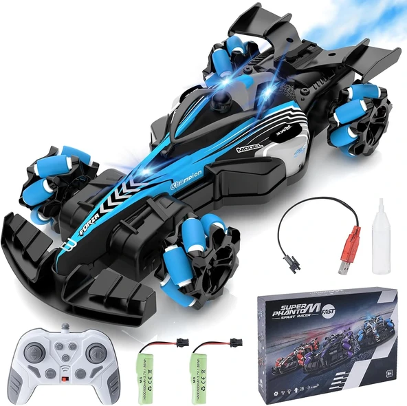 Forza 9 Spray Racing Car - Uzaktan Kumandalı Buharlı Işıklı Forza Araba Yeni Nesil Araba - Resim 2
