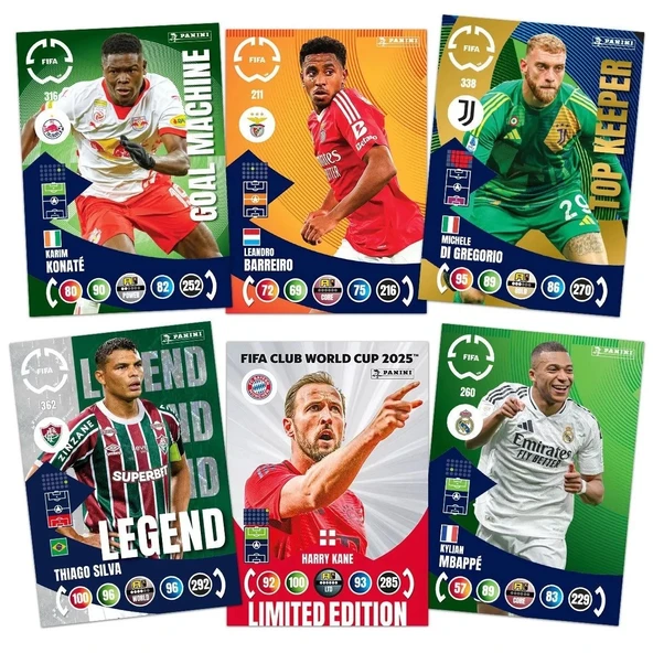 Panini FIFA Club World Cup 25 Trading Cards (4 Paket) - Fifa Dünya Kupası 2025 Trading Futbolcu Oyuncu Kartı Panini - Resim 2