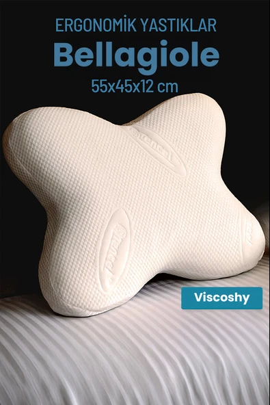 Viscoshy Bellagiole Feather Touch Premium Ortopedik Kelebek  Visko, Lüks, Visco Yastık butterfly ürün görseli 1