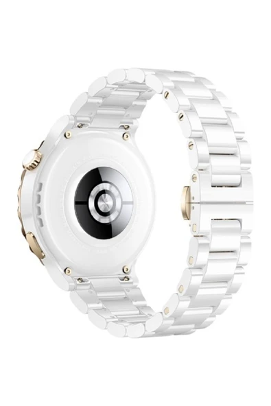 Huaweı Watch Gt3 Pro 43mm (SERAMİK KASA - BEYAZ SERAMİK KAYIŞ) - Resim 4