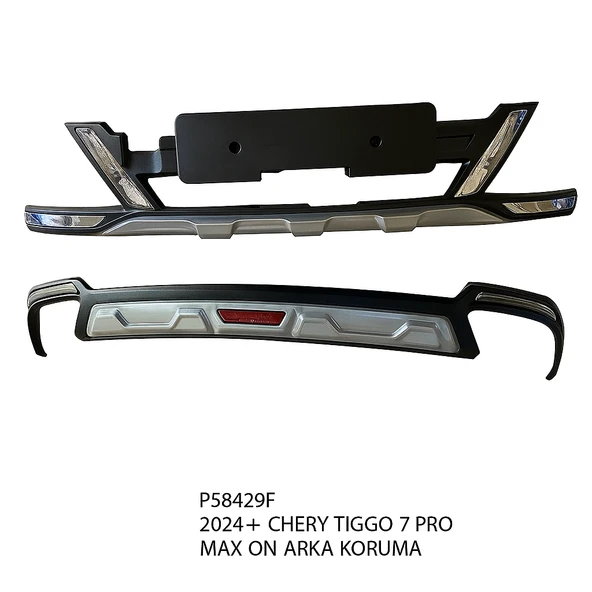 AUTOGP Chery tiggo 7 promax ön ve arka tampon koruma difüzör plastik 2024+ - Resim 2