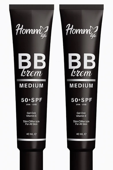 HOMM BİTKİSEL Homm Life Bb Krem Medium 50 spf 2li ürün görseli 1
