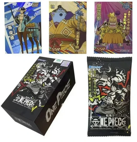 Orijinal One Piece Game Black Card Box 10 Booster Pack - One Piece Siyah Oyun Koleksiyonluk Kart One Piece Premium Kart - Resim 7