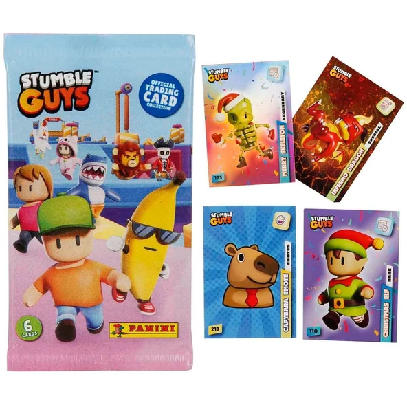 Orijinal Stumble Guys Treadin Card (10 Paket) - Stumble Guys Oyun Kartları - Stumble Guys Koleksiyonluk Kartı Stumble Gu - Resim 5