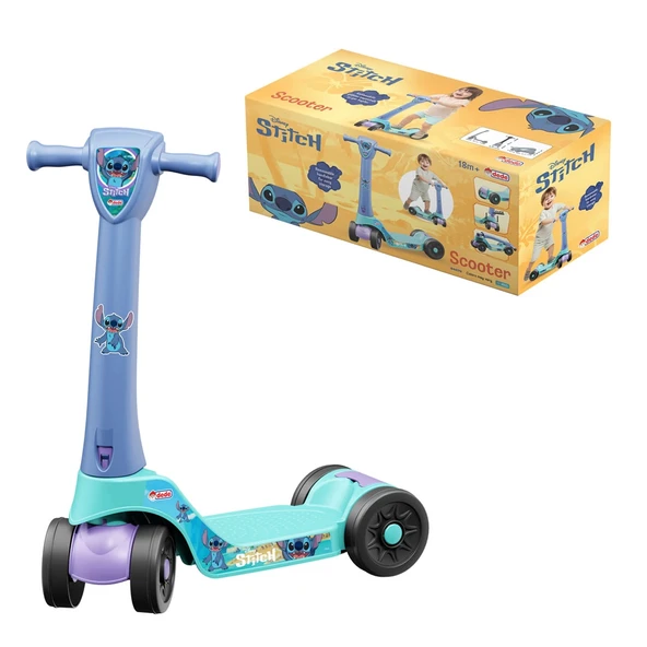 Stitch Scooter - Plastik Scooter - 4 Tekerli Scooter - Bingit - Kaykay Disney Stitch Scooter ürün görseli 1