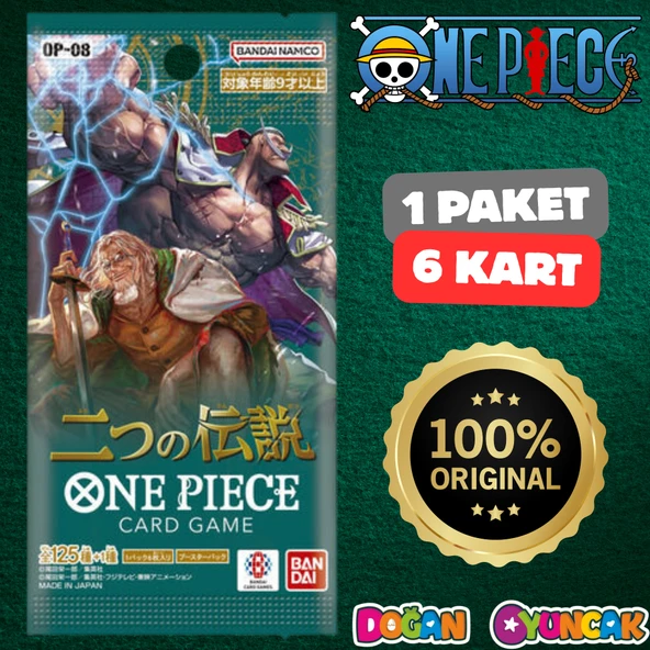 Orijinal One Piece Two Legends Treadin Card OP-08 - One Piece İki Efsane Koleksiyonluk Kart - One Piece Kart ürün görseli 1