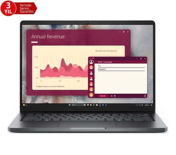 Dell Pro 14 Ultra5 235U-14''-16G-512SSD-Dos ürün görseli 1