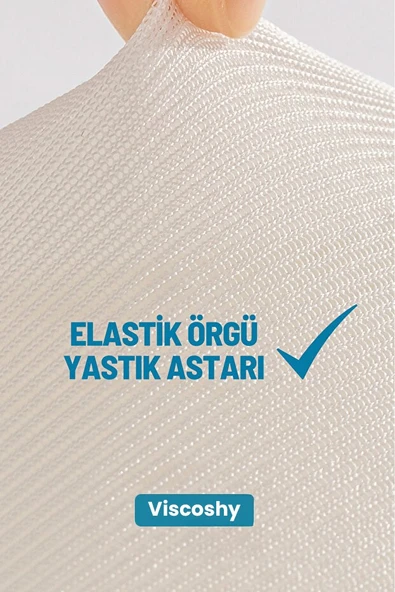 Viscoshy Rivanto Uzun Klasik Premium Gelişmiş Ergonomik Ortopedik Visko, Lüks, Visco Yastık - Resim 5