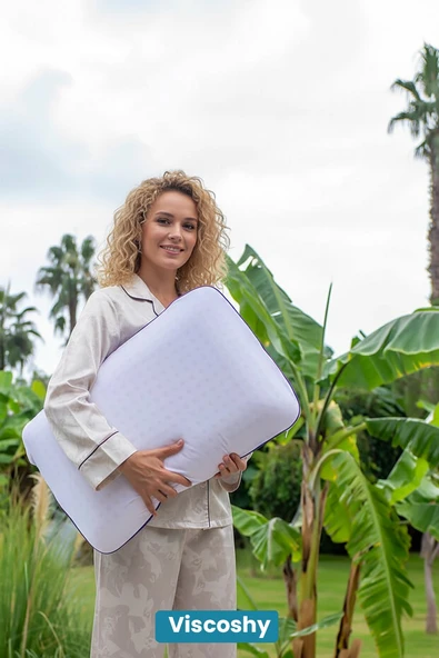 Viscoshy Solteria Çift Yüzey Farklı Sertlikte Ortopedik Visko, Lüks, Visco Yastık - Resim 6