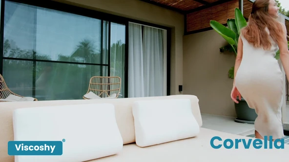 Viscoshy Corvella Visko Superior Ergonomik, Lüks, Ortopedik Visco Yastık - Resim 3