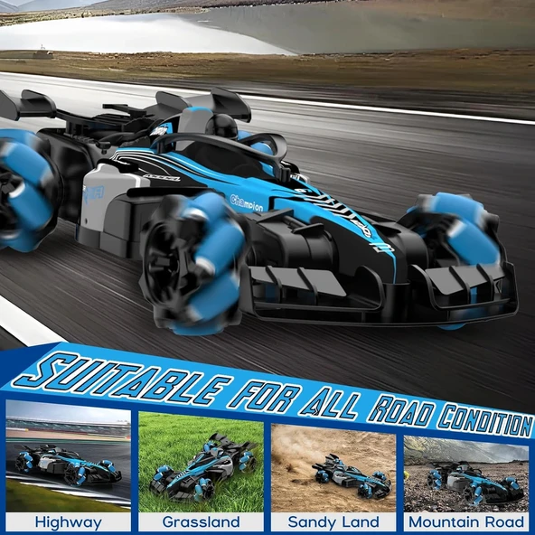 Forza 9 Spray Racing Car - Uzaktan Kumandalı Buharlı Işıklı Forza Araba Yeni Nesil Araba ürün görseli 1