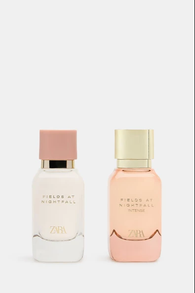 ZARA FIELDS AT NIGHTFALL & INTENSE LİMİTED EDİTİON EDP 2X50ML (1.7 FL. OZ). ürün görseli 1