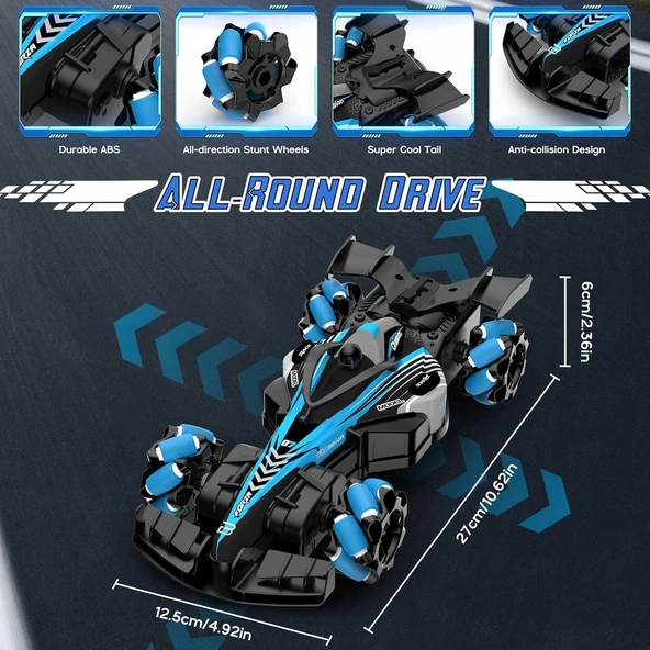 Forza 9 Spray Racing Car - Uzaktan Kumandalı Buharlı Işıklı Forza Araba Yeni Nesil Araba - Resim 6