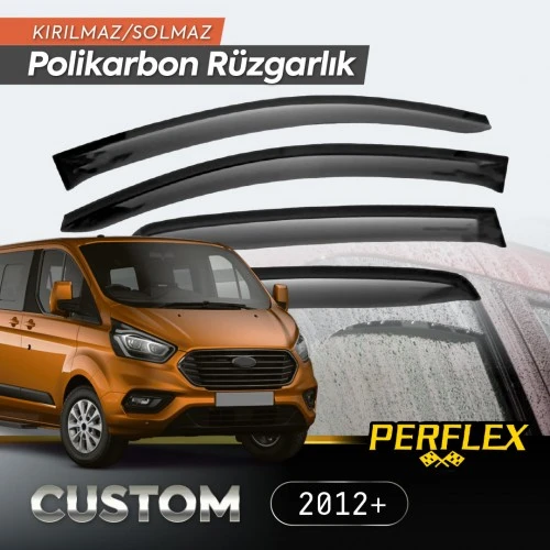 Ford Custom 2012+ Cam Rüzgarlığı V2 Düz ürün görseli 1