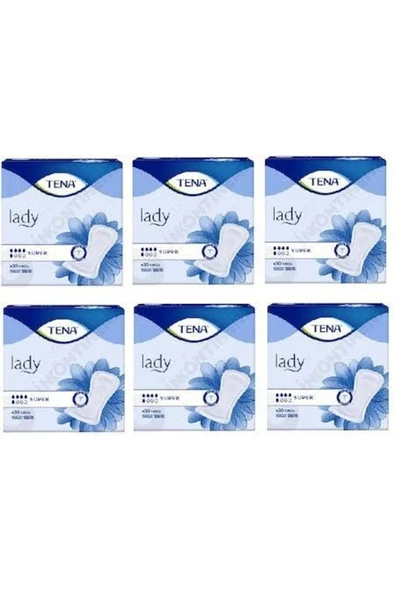 Lady Süper 5 Damla Kadın Mesane Pedi 30'lu 6 Paket / 180 Adet - Resim 2