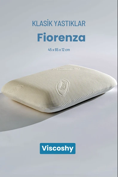 Viscoshy Fiorenza Klasik Premium Gelişmiş Ergonomik Ortopedik Visko, Lüks, Visco Yastık ürün görseli 1