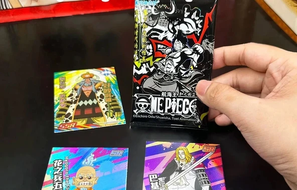 Orijinal One Piece Game Black Card Box 10 Booster Pack - One Piece Siyah Oyun Koleksiyonluk Kart One Piece Premium Kart - Resim 4