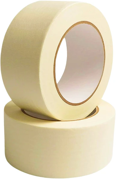 45X25 MASKELEME BANDI - DOĞAL KAUÇUK - KAĞIT BANT - İZ VE LEKE YAPMAZ ürün görseli 1