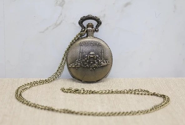 Ayasofya Tasarımı Köstekli Saat Alk4384 ürün görseli 1