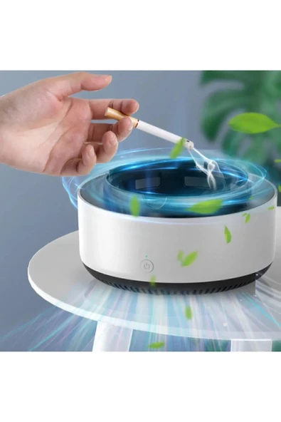 Dumanı İçine Çeken Kül Tablası Kokuyu Hapseden Küllük Akıllı Kül Tablası Kokusuz Küllük ürün görseli 1