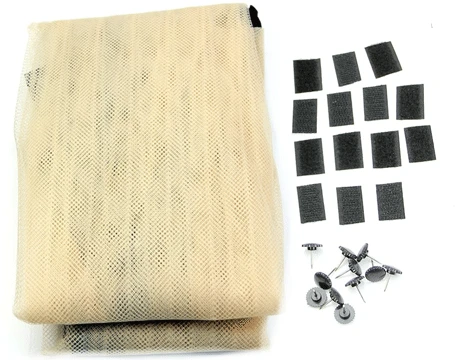 Mıknatıslı Kapı Sineklik Tülü-krem ( 105 X 205 ) - Resim 2