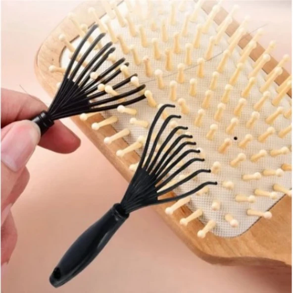 Pratik Saç Fırçası ve Tarak Temizleme Aparatı 2 Adet ürün görseli 1