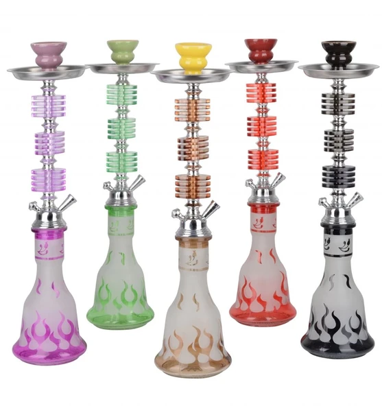 Orta Boy Kutulu Tam Takım Nargile - Resim 2