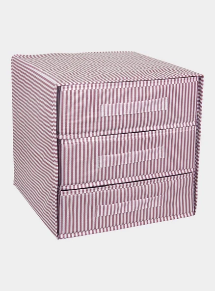 3 Bölmeli Çekmece , Çok Amaçlı Organizer - Çorap Çamaşır Organizer - Masa Üstü Düzenleyici - Resim 5