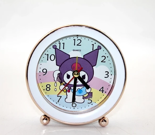 Kuromi Ve Hello Kitty Çalar Saat Alk3065 ürün görseli 1