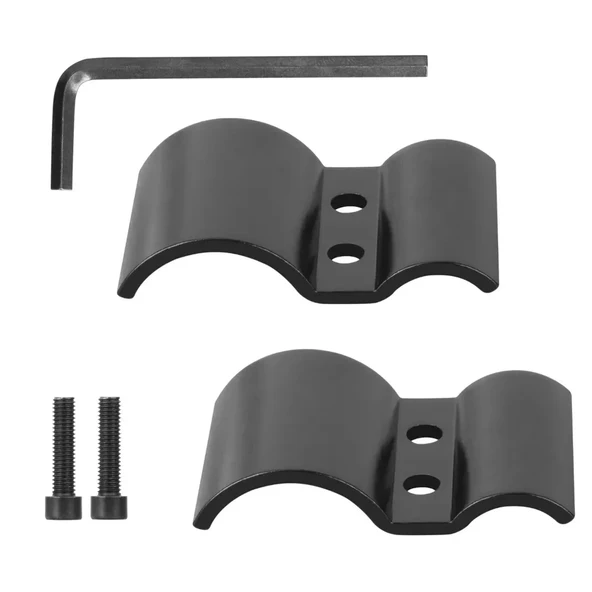 2x10mm 31mm Namlu Montaj Klip Taktik El Feneri Torch Sight Lazer Kapsam Kelepçe - Resim 2