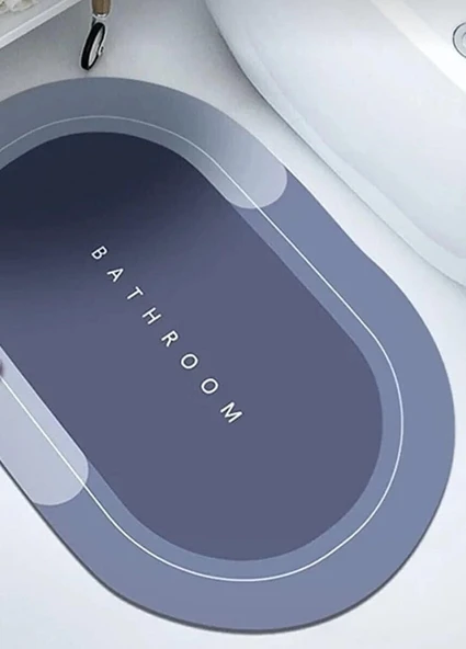 Süper Su Emici Kaymaz Tabanlı Banyo Paspası ( 40x60 )cm ürün görseli 1