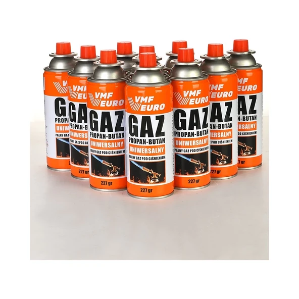 Remtaş Vmf Eurogaz Kamp Ocak Gazı Valfli Kartuş 227gr - 12 Adet ürün görseli 1