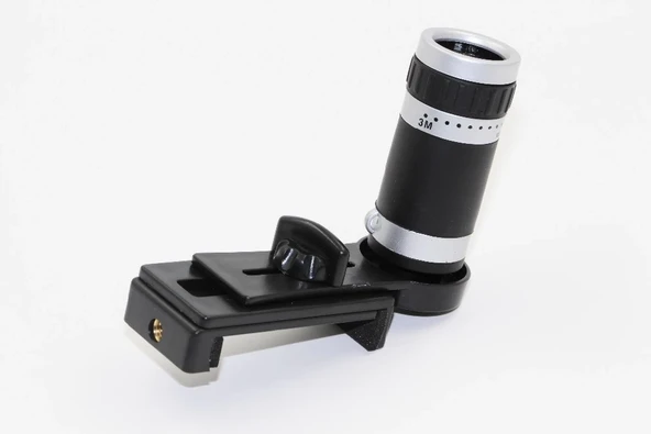 8x18 Zoom Teleskop Telefon Kamera Lensi Mini El Dürbünü - Resim 3