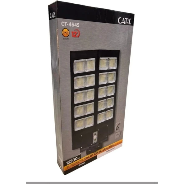 Cata Süpernova 1200w Solar Sokak Armatürü (Kumandalı) CT-4645 - Resim 2