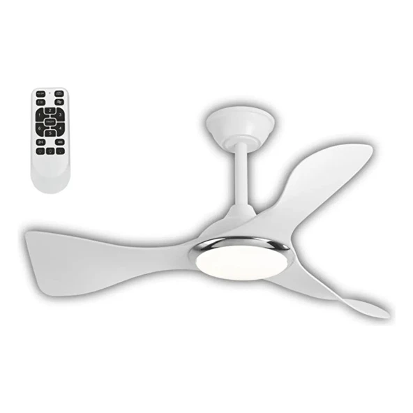 Cata Cenevre Ledli Tavan Vantilatörü Beyaz (Kumandalı) CT-3000 ürün görseli 1