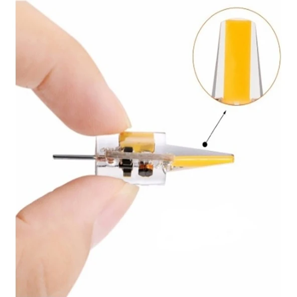 Cata 10 Adet CT-4255 3W G4 12V Kapsül Ampul Beyaz - Resim 3