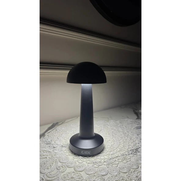 Cata Ct 8428 Lizbon Siyah Şarjlı Masa Lambası - Resim 4