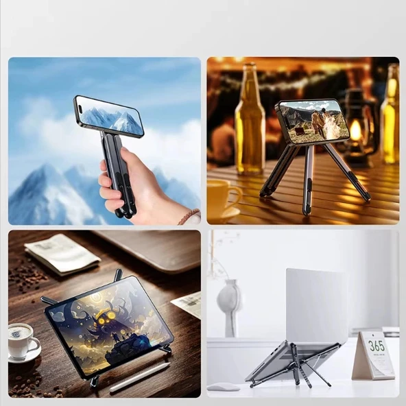 MDB Kompakt Manyetik Telefon Tablet Laptop Tutucu ürün görseli 1