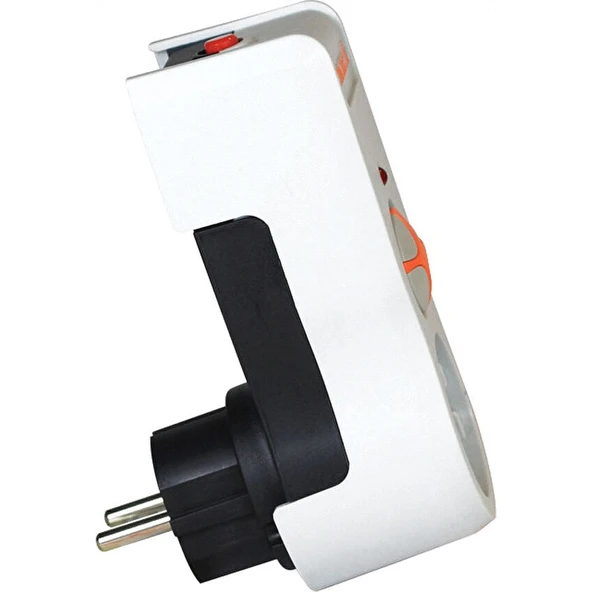 Tunçmatik Akım Korumalı Priz Tekli Beyaz - Resim 3