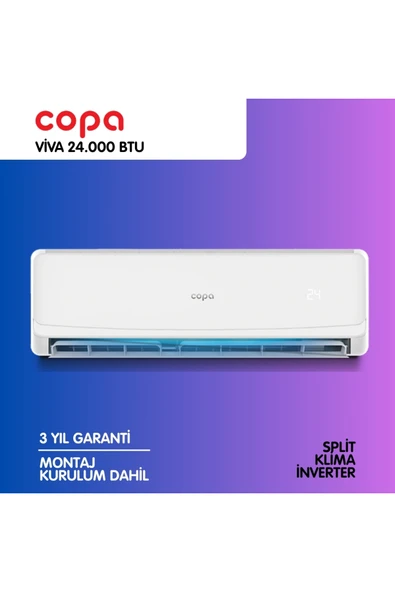 copa VİVA 24.000 BTU SPLİT İNVERTER KLİMA - MONTAJ DAHİL ürün görseli 1