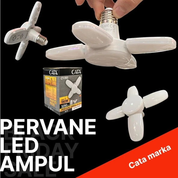 Cata 30W Pervane Ampul ( Beyaz) - Resim 4