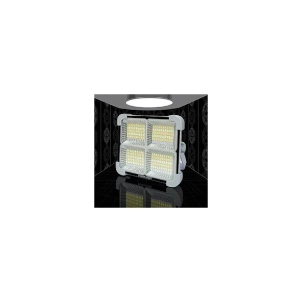 Cata 200W Solar LED Projektör 1600 Lümen 4000K IP65 Su Geçirmez Taşınabilir Aydınlatma - Resim 3