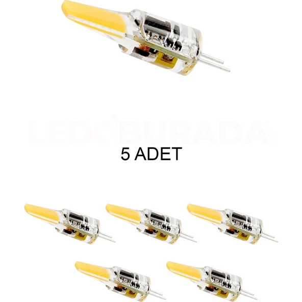 Cata CT-4252 Kapsül Ampul 4W Beyaz Işık G4 Duy - 5’li Paket ürün görseli 1