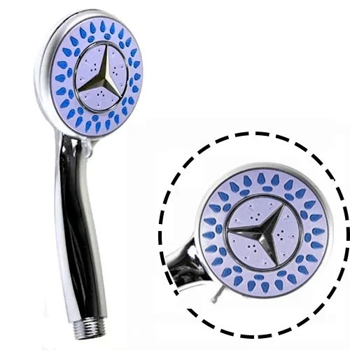 Mercedes Krom Kaplama 3 Fonksiyonlu Duş Başlığı Fiskiye Fıskiye - Resim 3