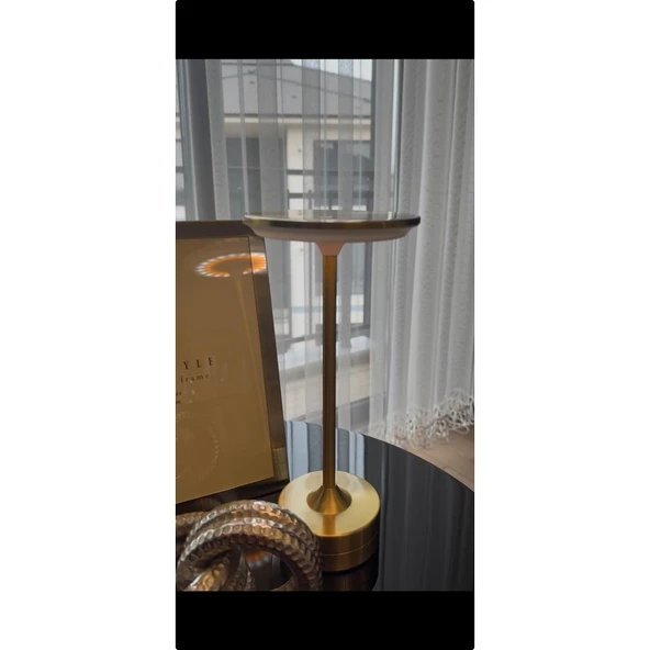 Cata CT-8438 Toronto Şarjlı Masa Lambası Gold Gövde ürün görseli 1